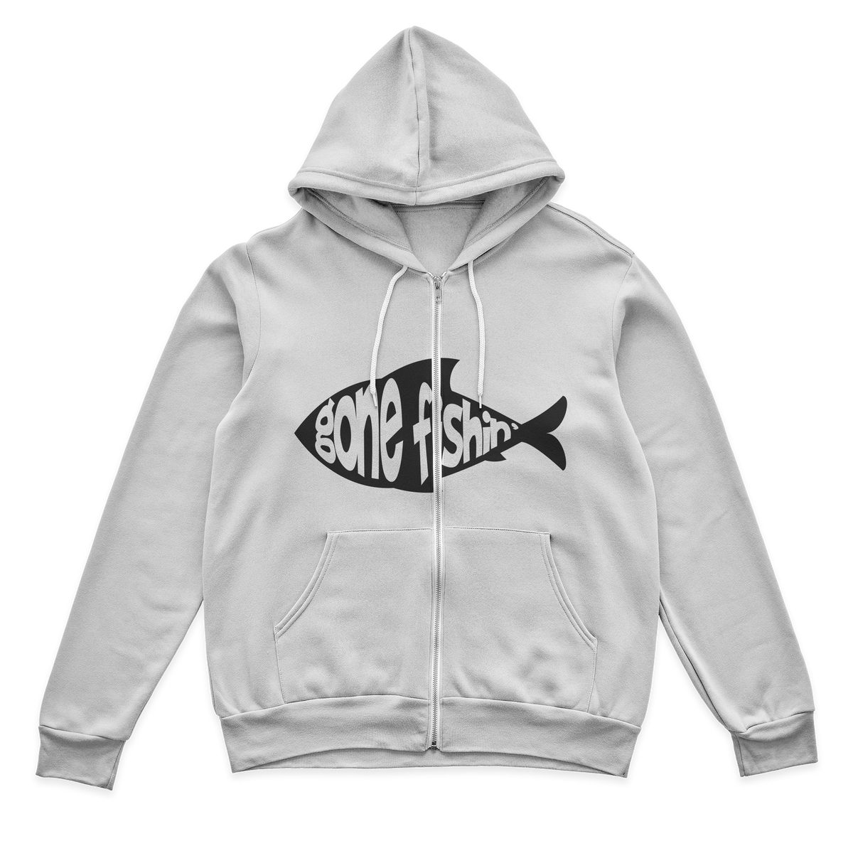 Gone Fishing v3 Zip Hoodie