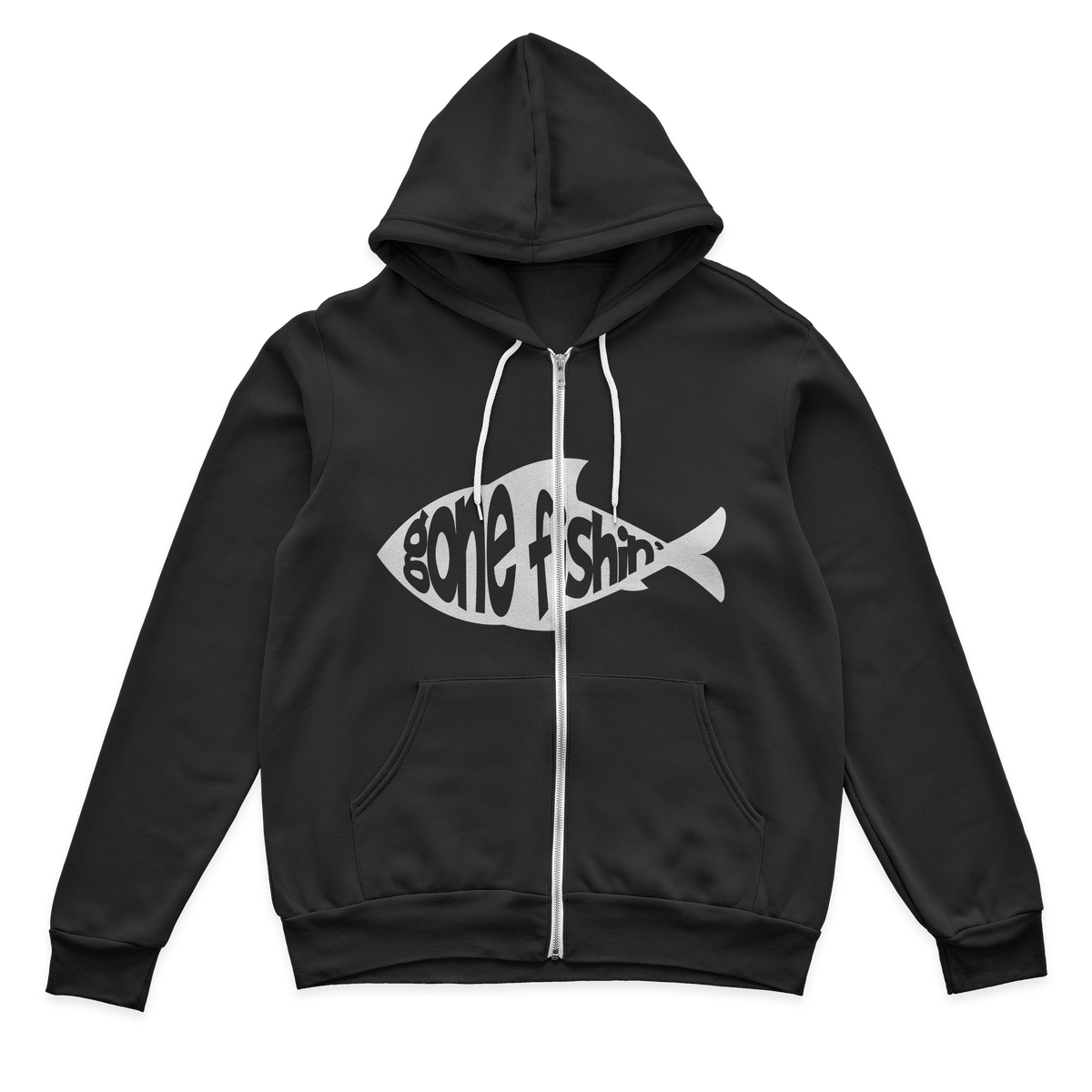 Gone Fishing v3 Zip Hoodie